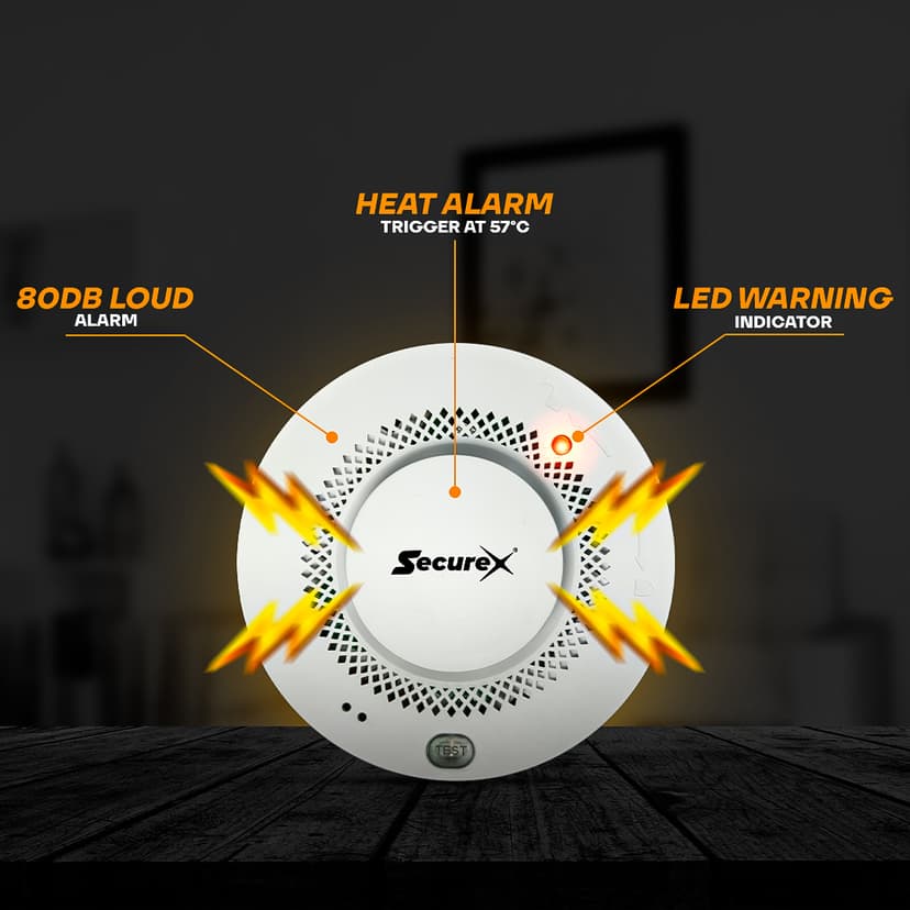 Smoke+Heat Detector — view 3