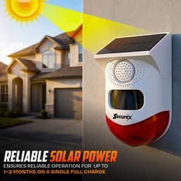 Outdoor Solar PIR Motion Alarm thumbnail 2
