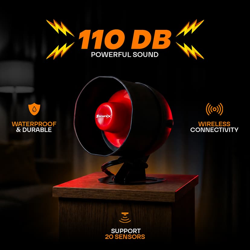 Wireless Siren 12v RF — view 4