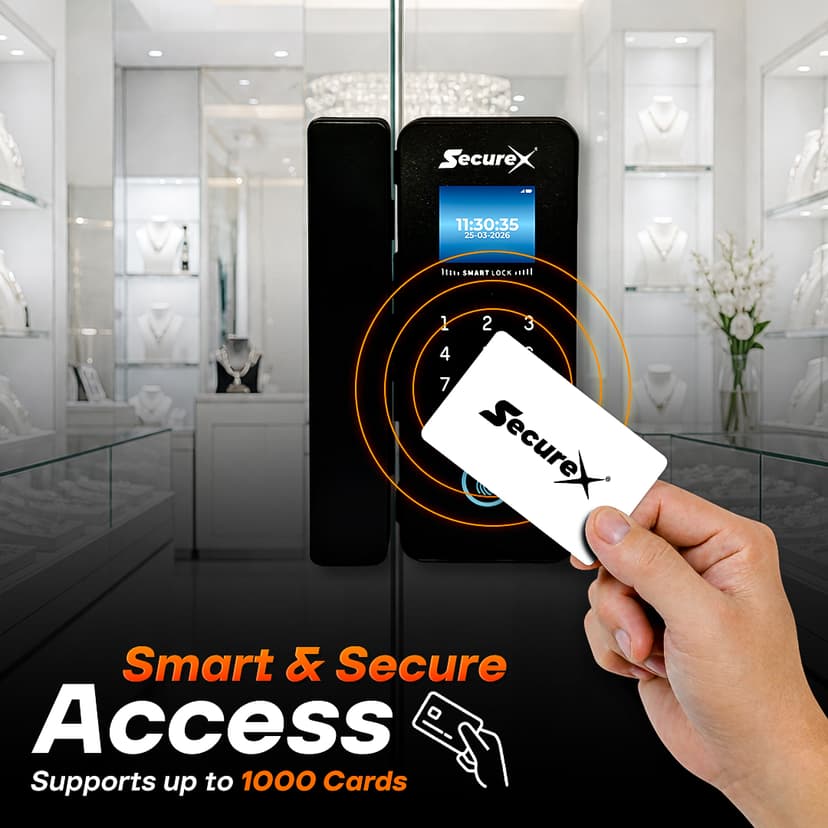Biometric Glass Door Lock New — view 3