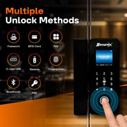 Biometric Glass Door Lock New thumbnail 2